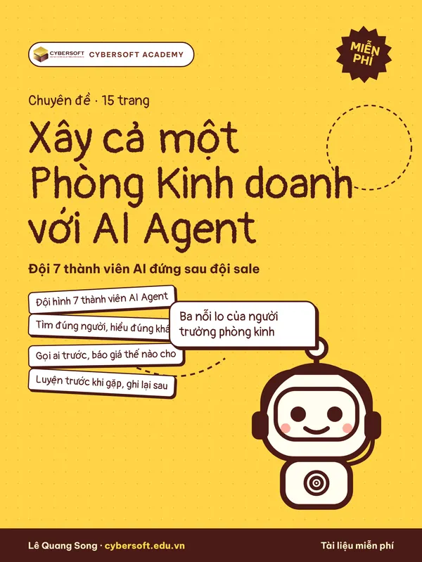 Bìa Xây cả một Phòng Kinh doanh với AI Agent