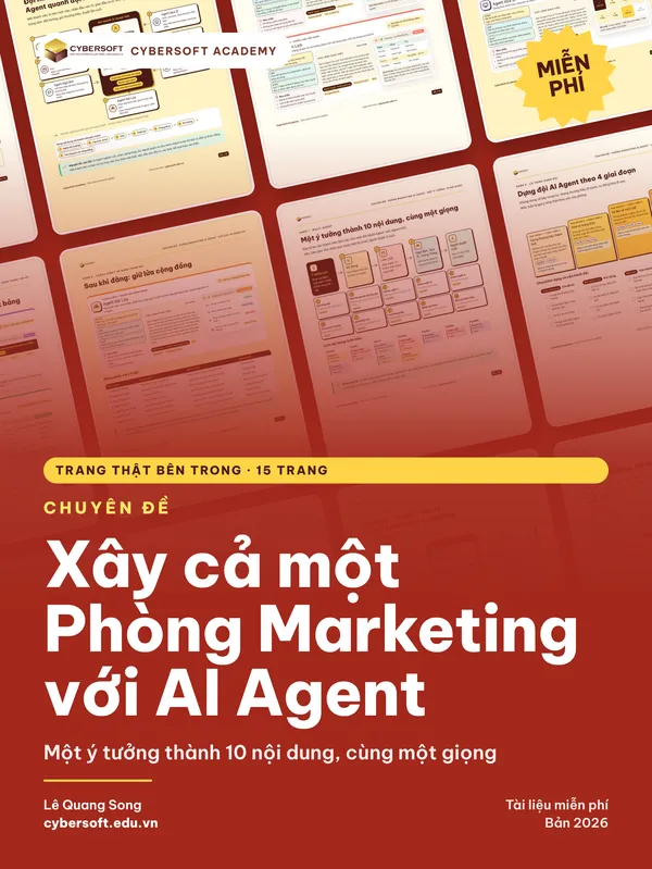 Bìa Xây cả một Phòng Marketing với AI Agent