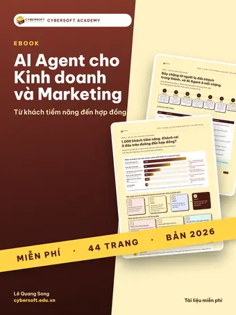 Bìa AI Agent cho Kinh doanh và Marketing: từ khách tiềm năng đến hợp đồng